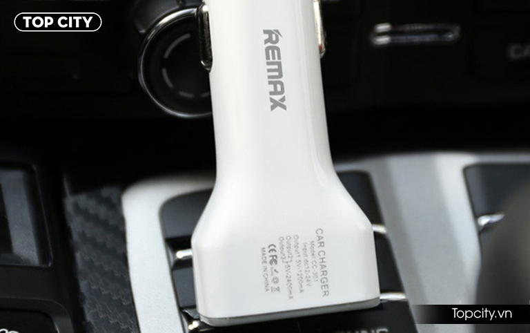 Củ sạc ô tô 3 cổng USB Remax RCC301 4